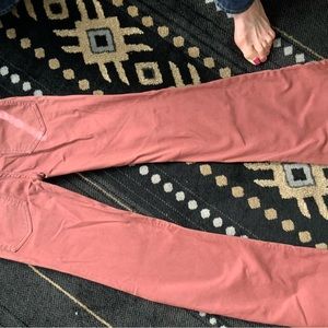 Free people rust colored frayed jeans. Great used condition